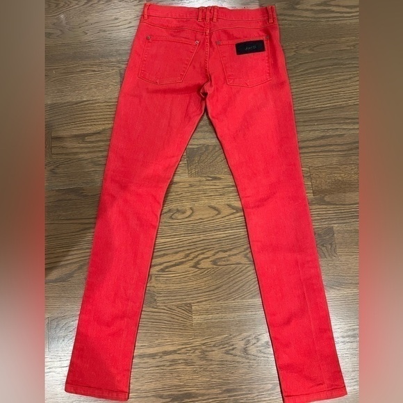 April 77 Joey colordrive red jeans 28 y2k maximalist pants E - Picture 7 of 8